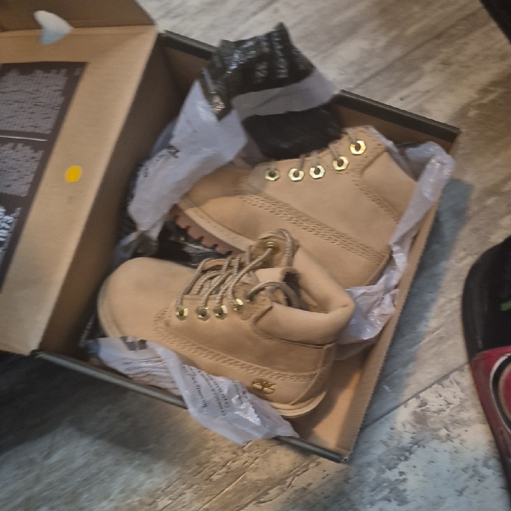 Timberland Light Beige Nubuck Boots SOLD